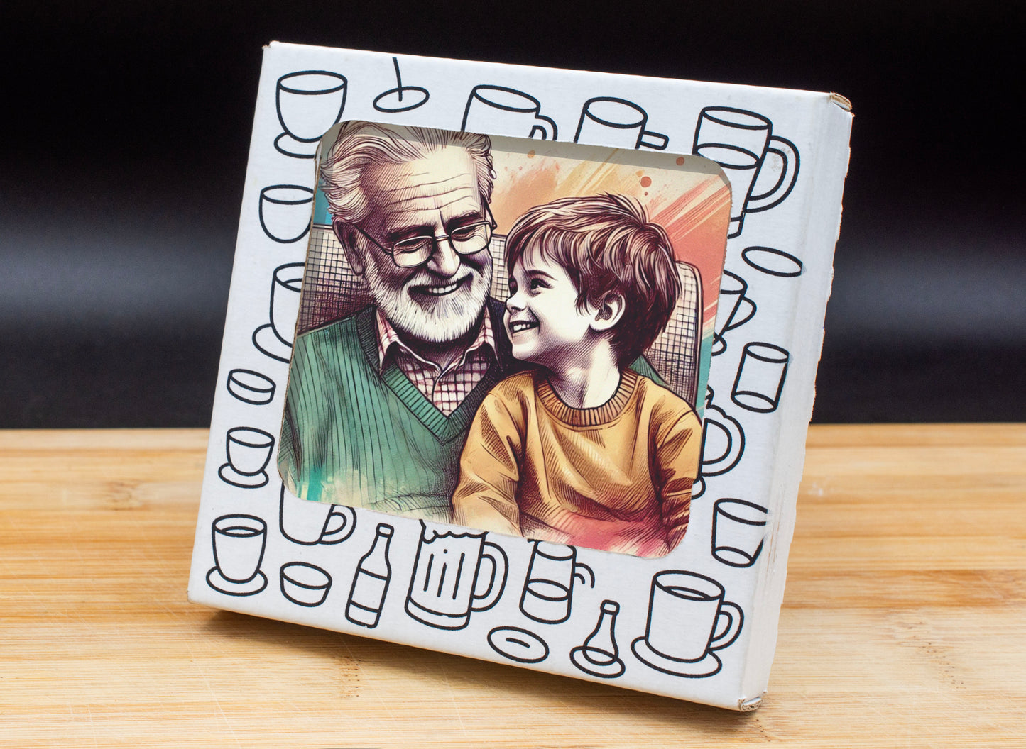 Your Smile Means Everything Coaster Gift Pack for Father's Day