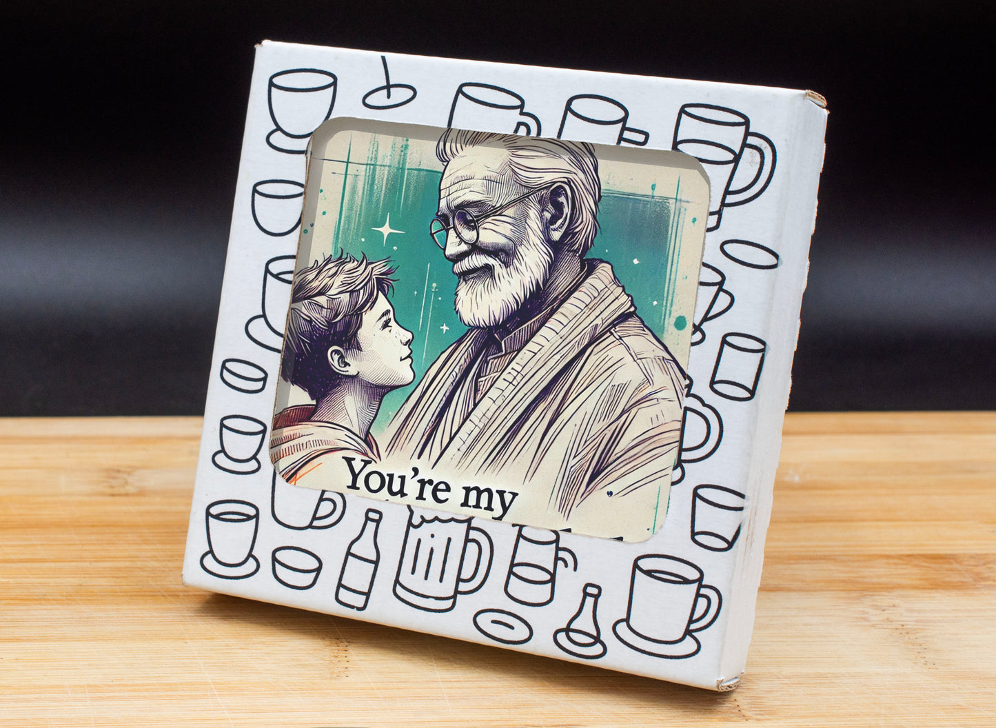 You're My Role Model Coaster Gift Pack for Father's Day