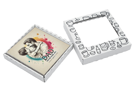 'Dad You're Pure Joy' Coaster Gift Pack for Father's Day