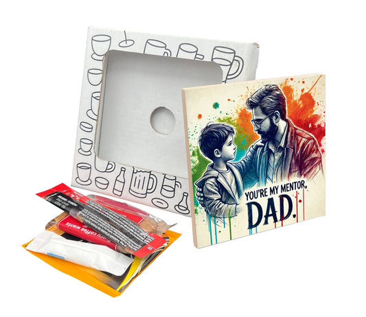 You're My Mentor Dad Coaster Gift Pack for Father's Day