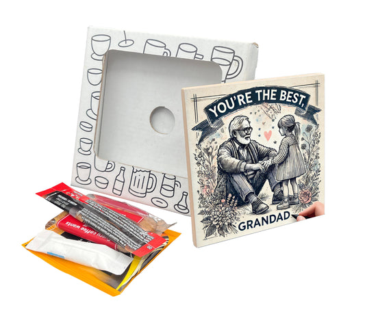 You're the Best Grandad Coaster Gift Pack for Father's Day