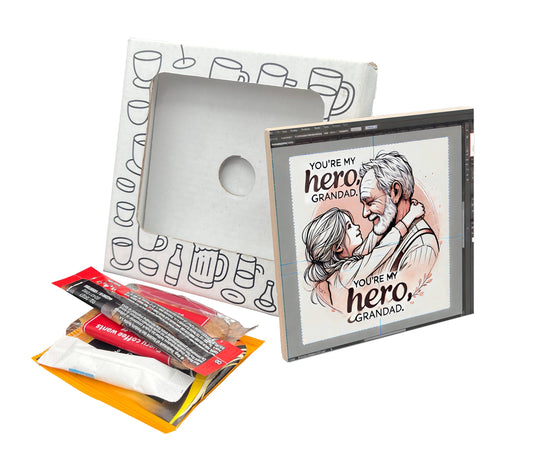 You're My Hero Grandad Coaster Gift Pack for Father's Day