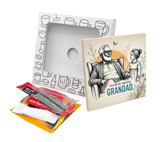 You're My Mentor, Grandad Coaster Gift Pack for Father's Day