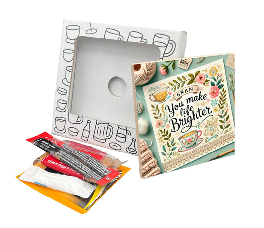 'Gran You Make Life Brighter' Coaster Gift Pack for Mother's Day