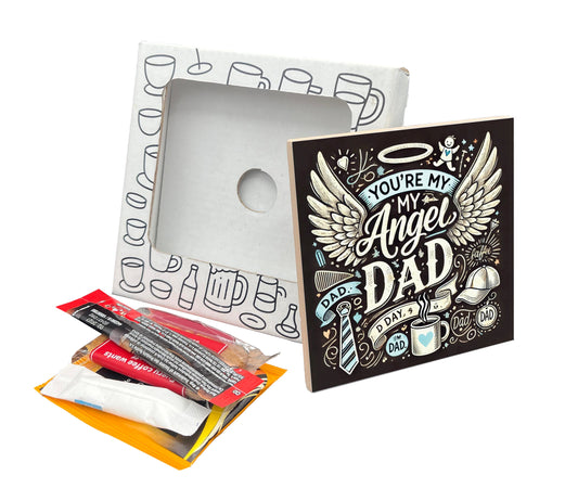 You're My Angel Dad Coaster Gift Pack for Father's Day