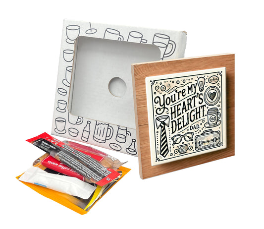 You're My Heart's Delight Coaster Gift Pack for Father's Day