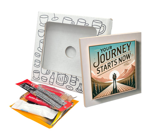 Your Journey Starts Now Coaster Gift Pack for Graduation