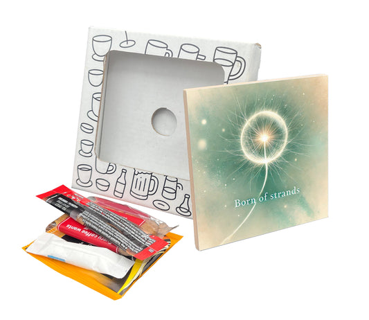 'Born of Strands' Coaster Gift Pack for New Home