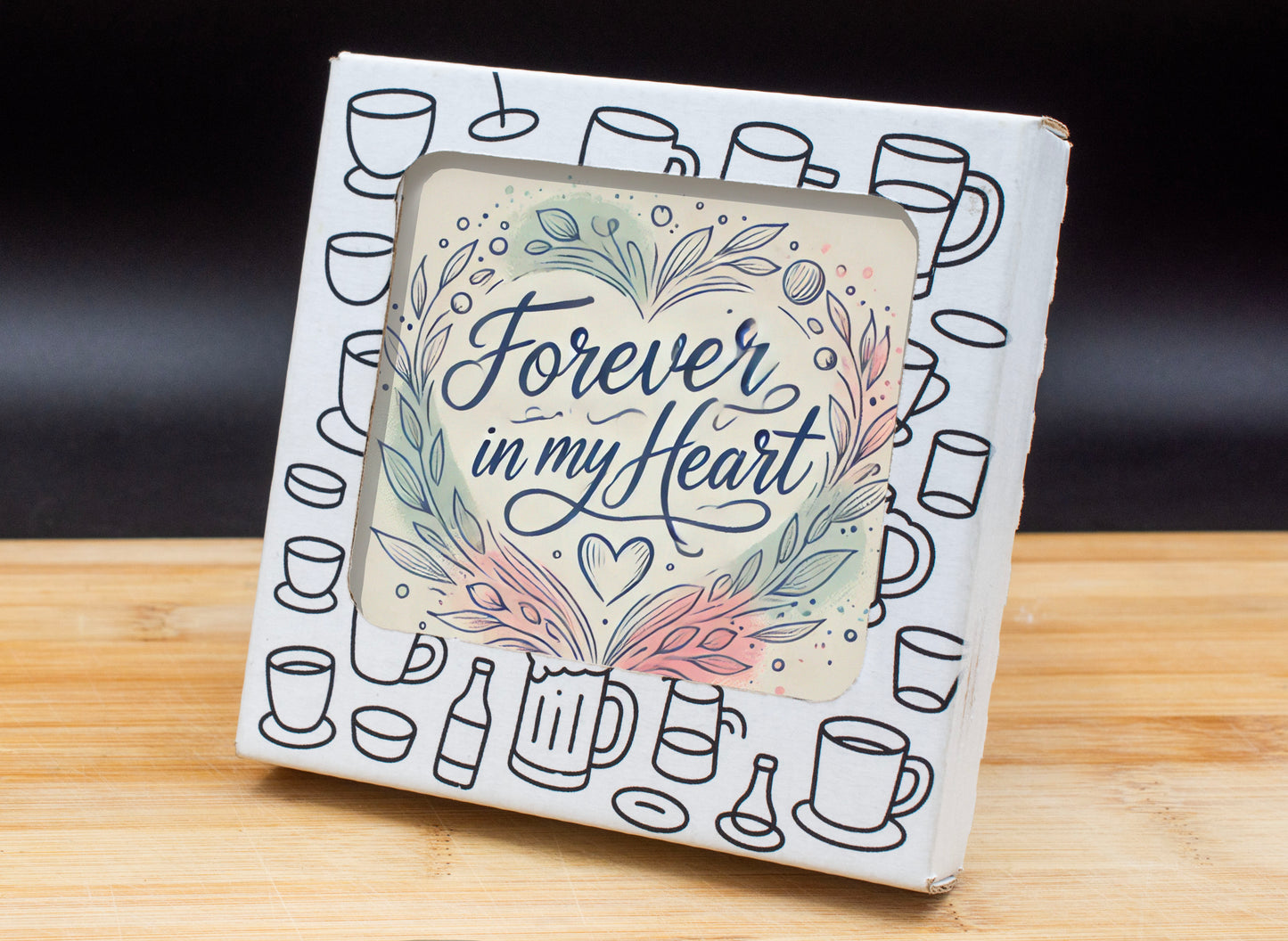 'ever in My Heart' Coaster Gift Pack for Sympathy
